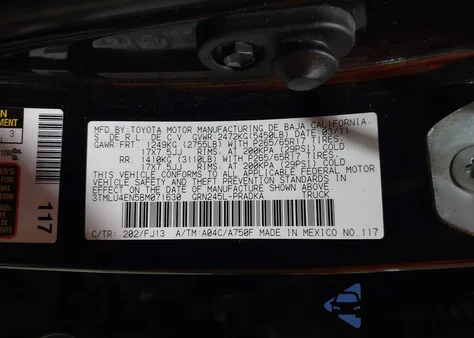 2011 Toyota Tacoma Base V6 from USA, damaged, VIN 3TMLU4EN5BM071630